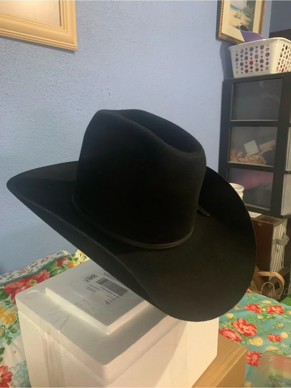 Resistol The Ryon 5X Beaver Black Cowboy Hat Size 7